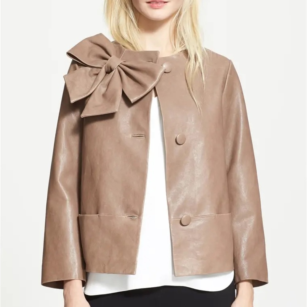 Kate Spade New York Dorothy Leather Jacket